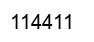 Number 114411 black image
