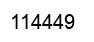 Number 114449 black image