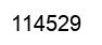 Number 114529 black image