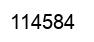 Number 114584 black image