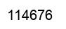 Number 114676 black image