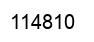 Number 114810 black image