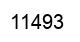 Number 11493 black image