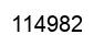 Number 114982 black image