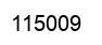 Number 115009 black image