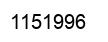Number 1151996 black image