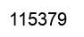 Number 115379 black image