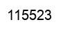 Número 115523 imagen negro