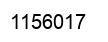 Number 1156017 black image