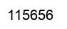 Number 115656 black image