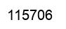 Number 115706 black image