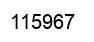 Number 115967 black image
