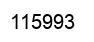 Number 115993 black image