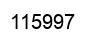 Number 115997 black image