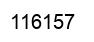 Number 116157 black image