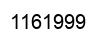 Number 1161999 black image