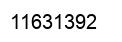 Number 11631392 black image