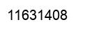 Number 11631408 black image
