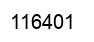 Número 116401 imagen negro