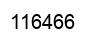 Number 116466 black image