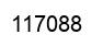 Number 117088 black image