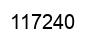 Número 117240 imagen negro