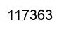 Number 117363 black image