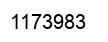 Number 1173983 black image