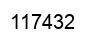 Number 117432 black image