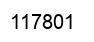 Number 117801 black image