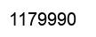 Number 1179990 black image