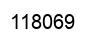 Number 118069 black image
