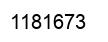 Number 1181673 black image