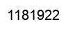 Number 1181922 black image