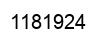 Number 1181924 black image