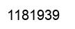 Number 1181939 black image