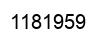 Number 1181959 black image
