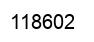 Number 118602 black image