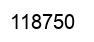 Number 118750 black image