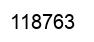 Number 118763 black image