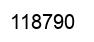 Number 118790 black image