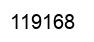 Number 119168 black image