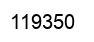 Number 119350 black image