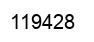 Number 119428 black image