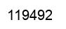 Número 119492 imagen negro