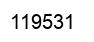 Número 119531 imagen negro