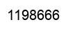 Number 1198666 black image