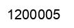 Number 1200005 black image