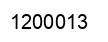 Number 1200013 black image