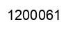Number 1200061 black image